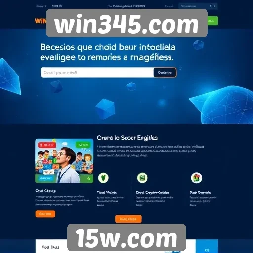 Experiência do usuário no site win345.com